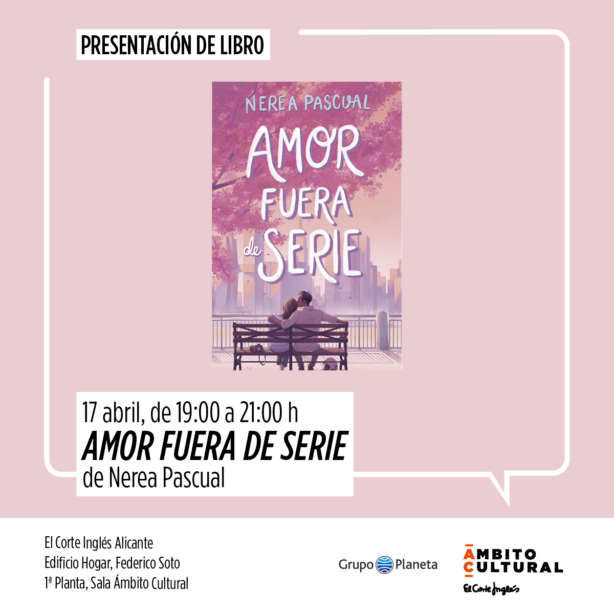 PRESENTATION AND BOOK SIGNING: "CUANDO EL CIELO SE VUELVA AMARILLO" BY NEREA PASCUAL